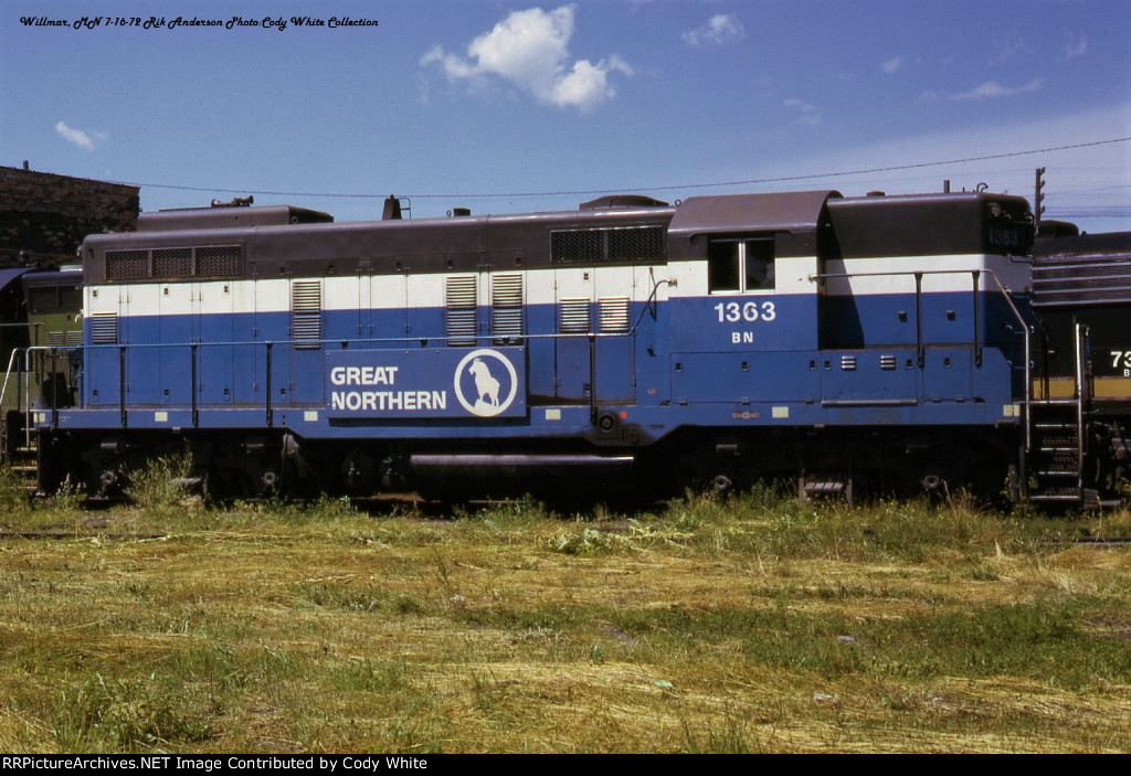 Burlington Northern GP9m 1363